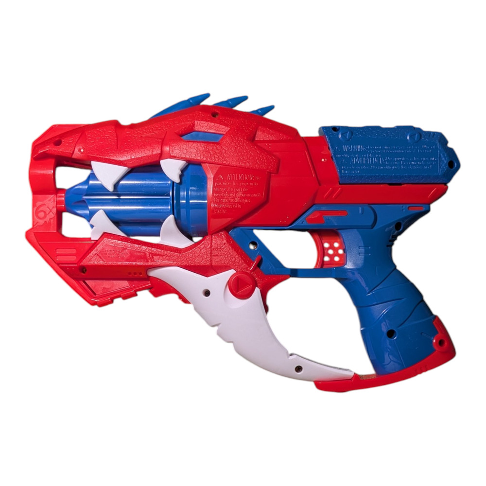 Nerf Dino Squad Raptor-Slash Dart Blaster Red & Blue